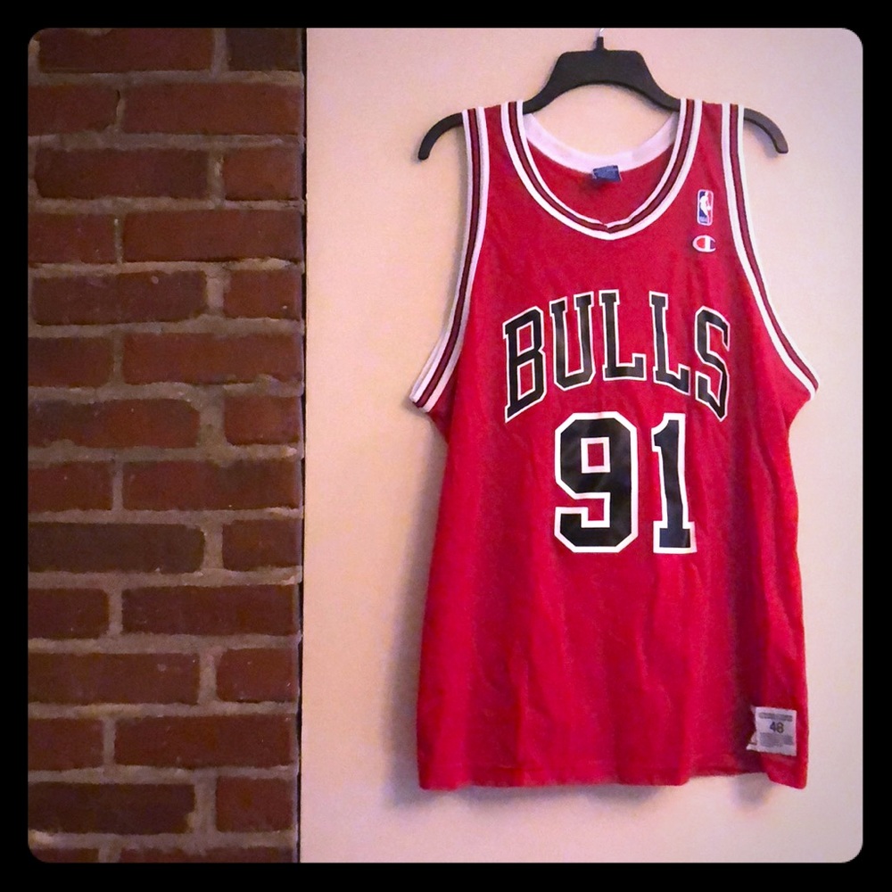 Vintage Authentic Chicago Bulls Rodman Jersey
